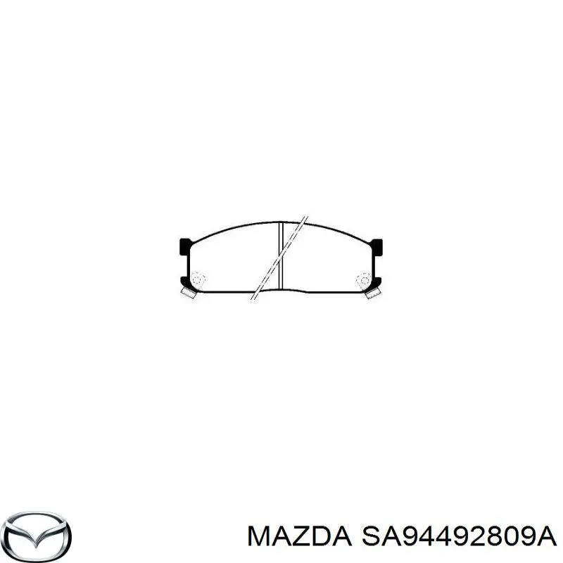 SA94492809A Mazda колодки гальмівні передні, дискові