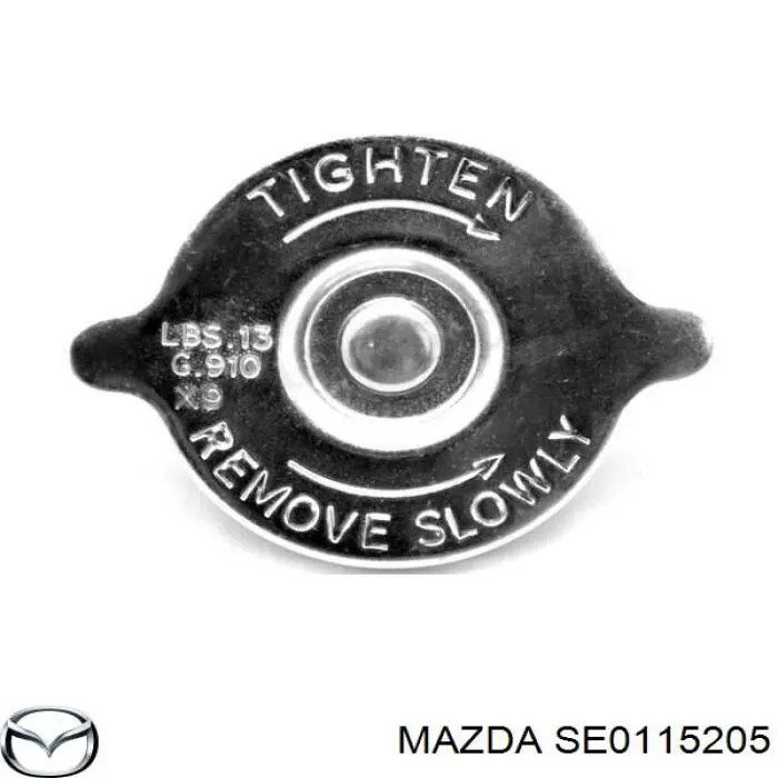SE0115205 Mazda кришка/пробка радіатора