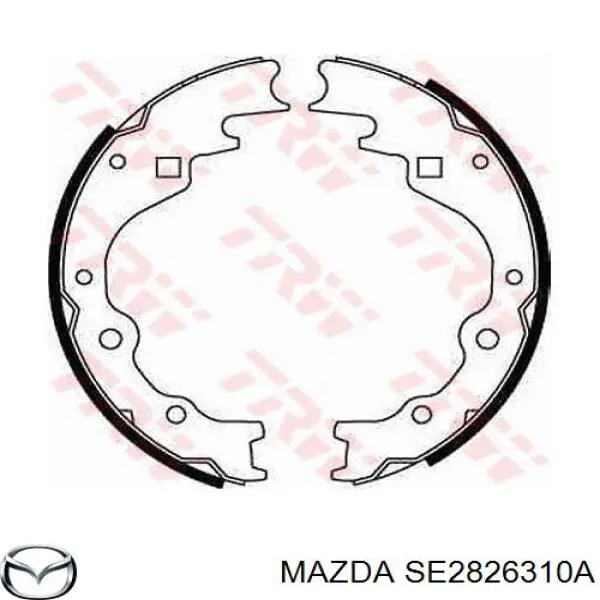 Купити SE2826310A Mazda Колодки гальмові задні, барабанні