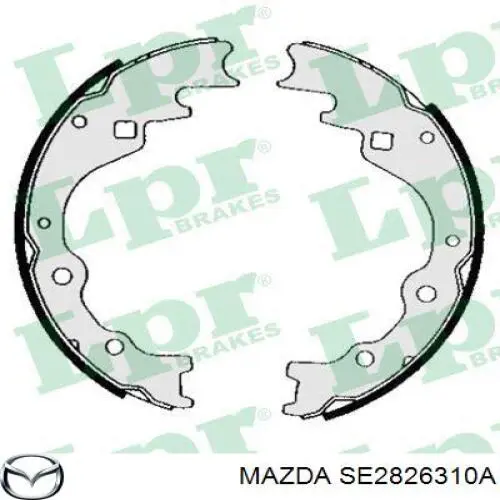 SE2826310A Mazda колодки гальмові задні, барабанні