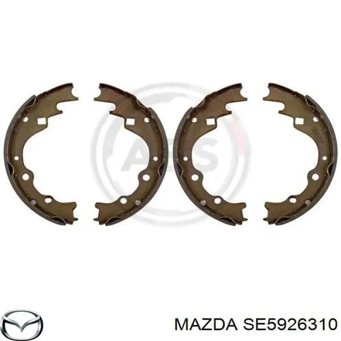 SE5926310 Mazda колодки гальмові задні, барабанні