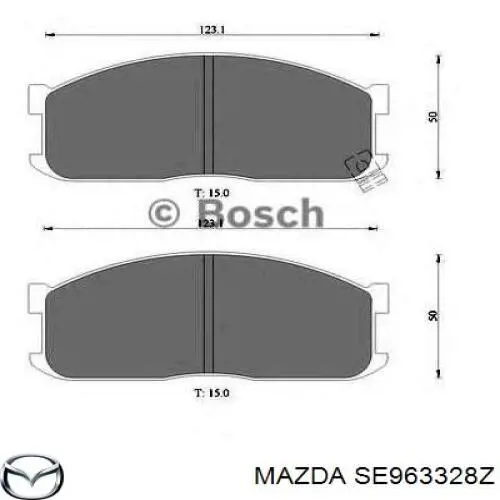 Купити SE963328Z Mazda Колодки гальмівні передні, дискові