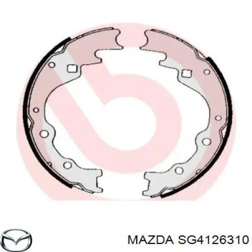 Купити SG4126310 Mazda Колодки гальмові задні, барабанні