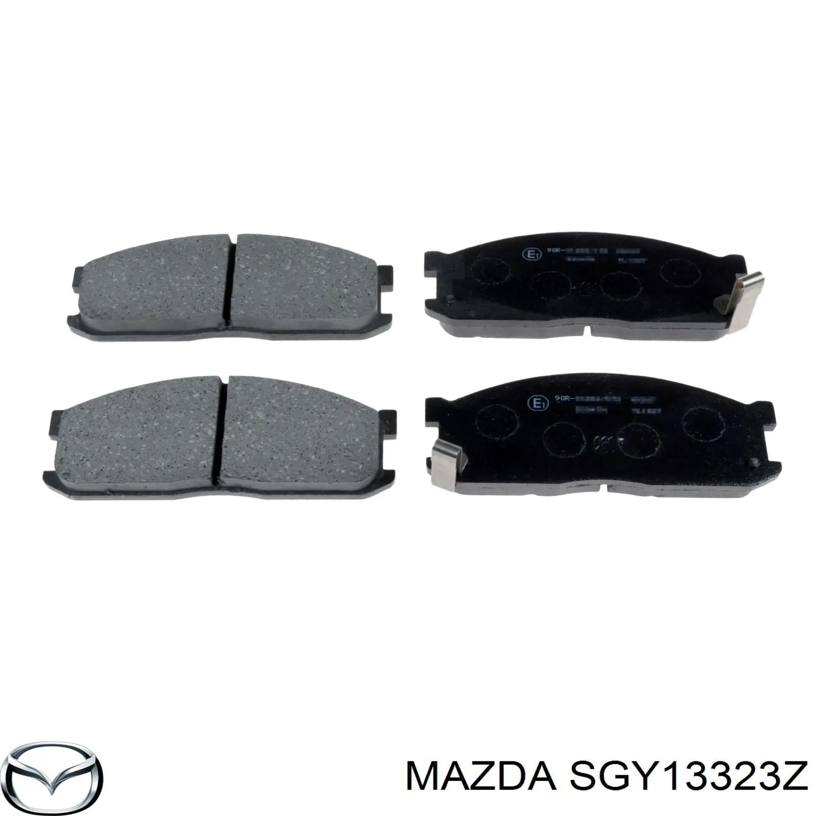 Колодки гальмівні передні, дискові SGY13323Z Mazda