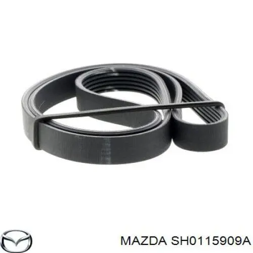Клиновий ремінь Mazda SH0115909A ціна, від 13.48 USD