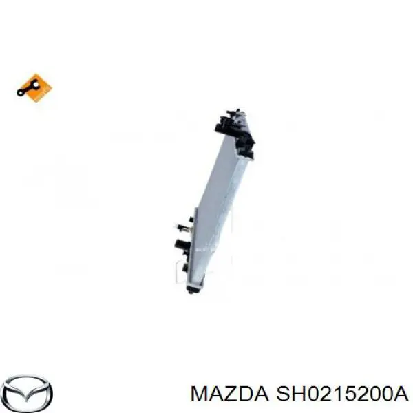 SH0215200A Mazda радіатор охолодження двигуна