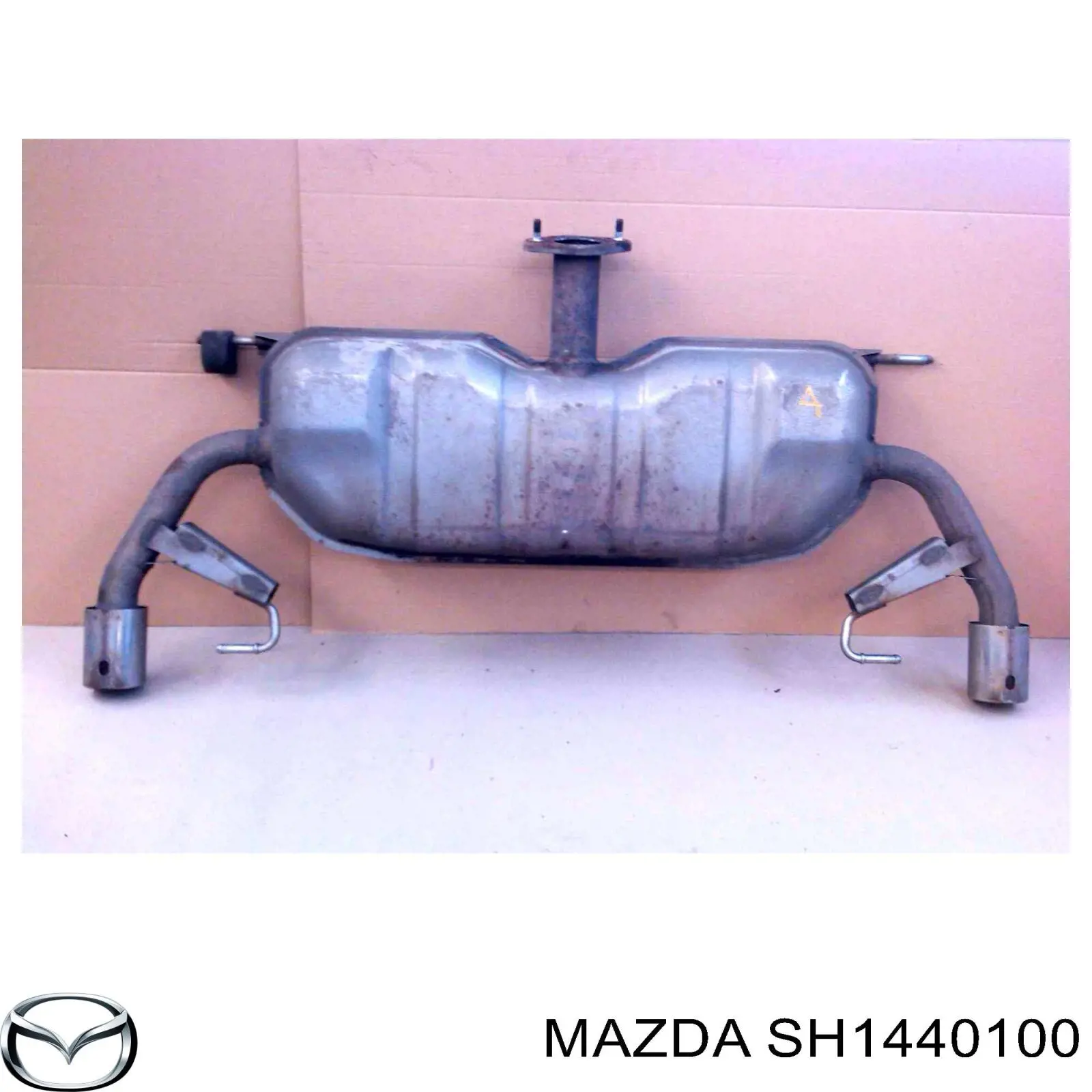  Глушник, задня частина Mazda 6 