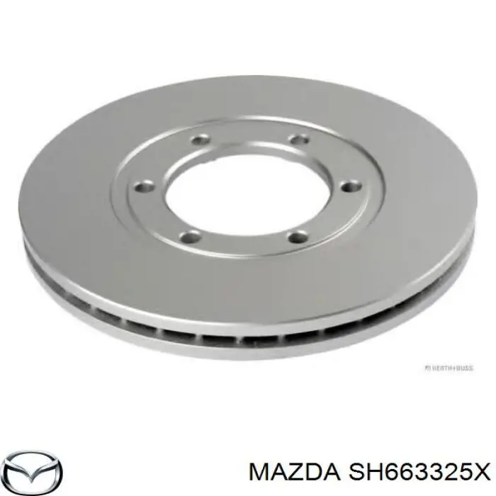 SH663325X Mazda Гальмо дискове переднє