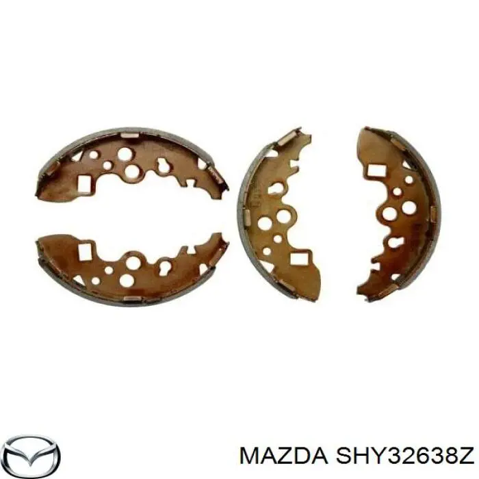 SHY32638Z Mazda Колодки гальмівні задні, барабанні