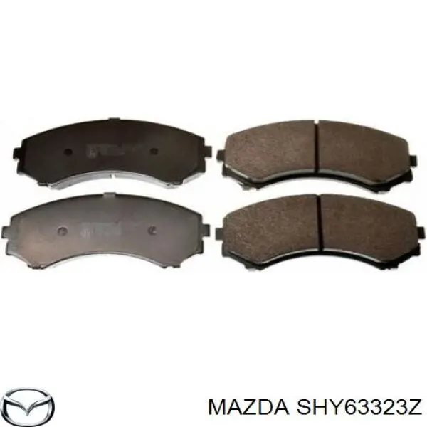 Купити SHY63323Z Mazda Колодки гальмівні передні, дискові