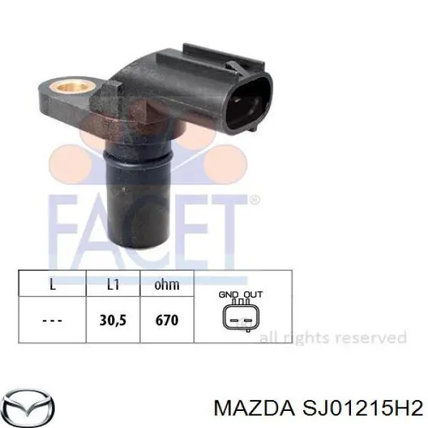 SJ01215H2 Mazda Датчик швидкості спідометра