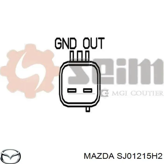 Датчик швидкості Mazda SJ01215H2 ціна, від 16.31 USD