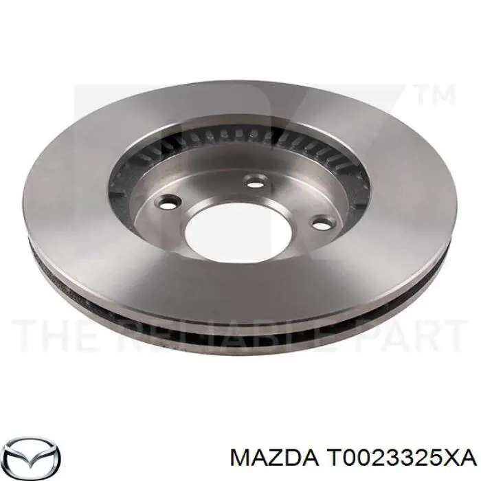 Диск гальмівний передній Mazda T0023325XA