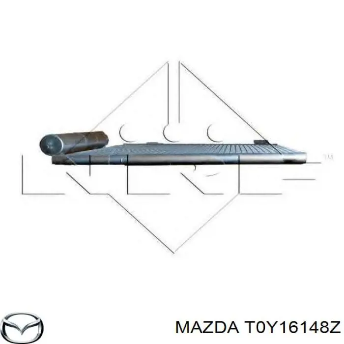 Радіатор кондиціонера Mazda Xedos 9 (TA) (Мазда Кседос)