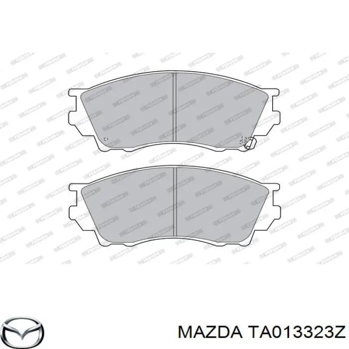 Гальмівні колодки Mazda TA013323Z ціна, від 22.83 USD