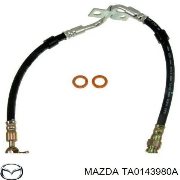 Шланг гальмівний передній, правий Mazda Xedos 9 (TA) (Мазда Кседос)