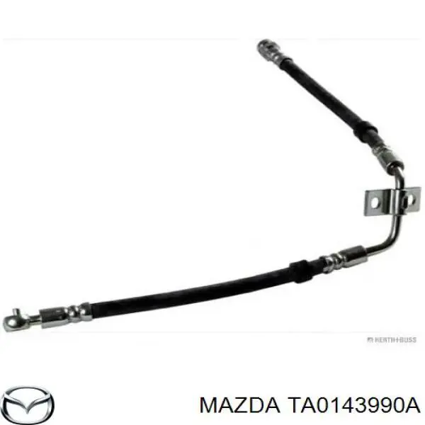 TA0143990A Mazda шланг гальмівний передній, лівий
