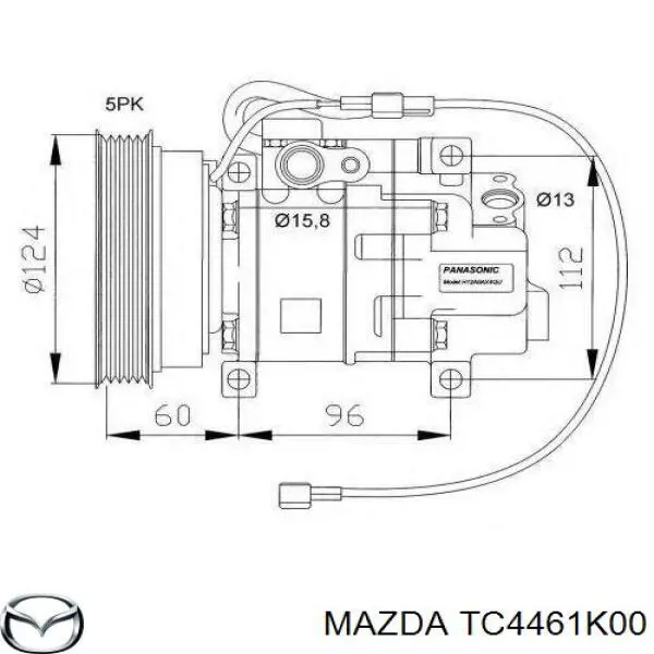 Купити TC4461K00 Mazda Компресор кліматичної установки