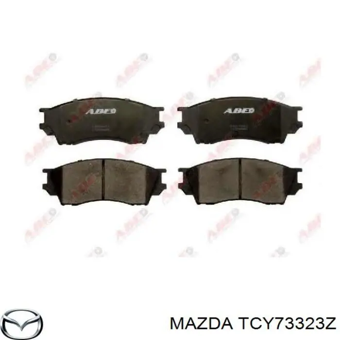 Купити TCY73323Z Mazda Колодки гальмівні передні, дискові