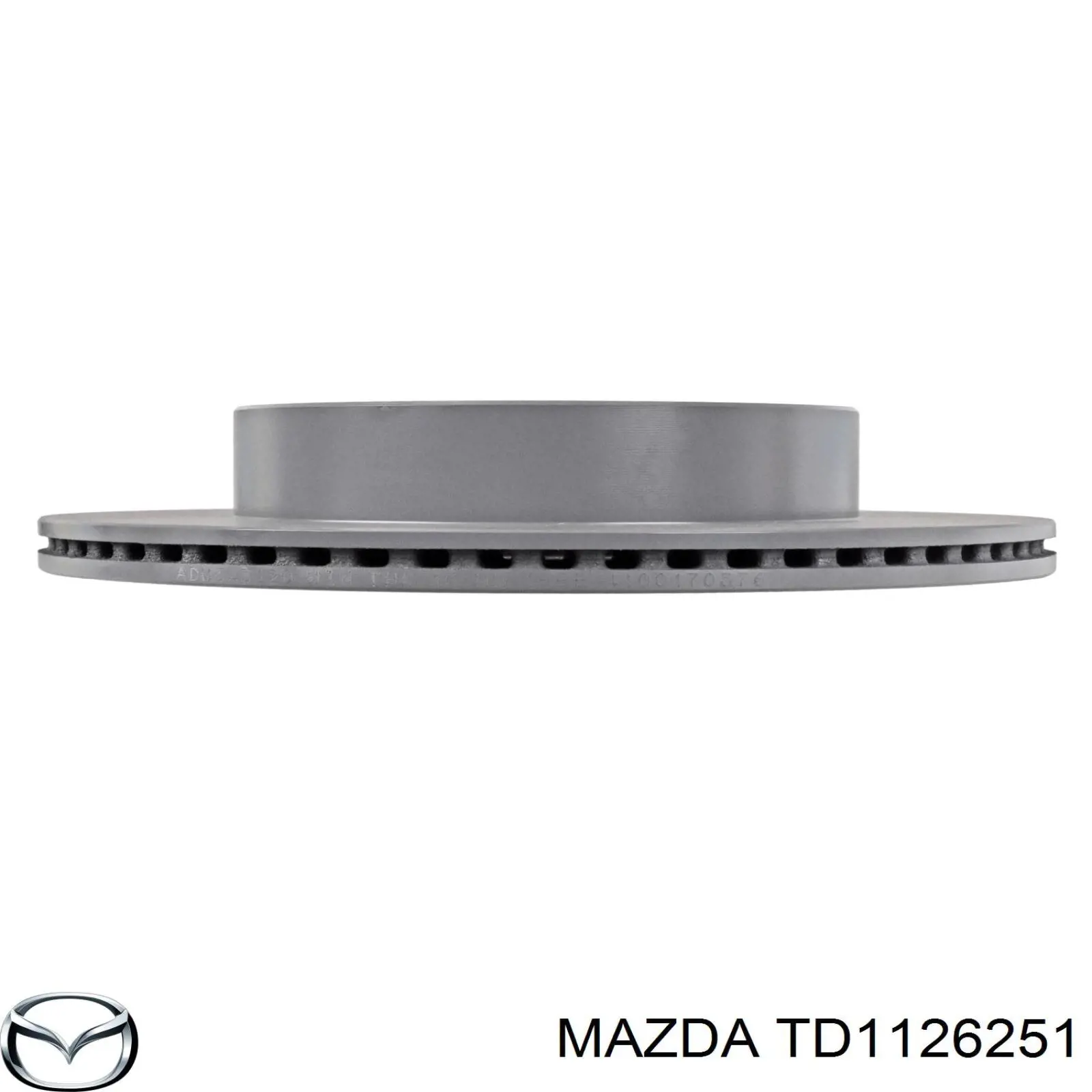 Диск гальмівний задній Mazda TD1126251