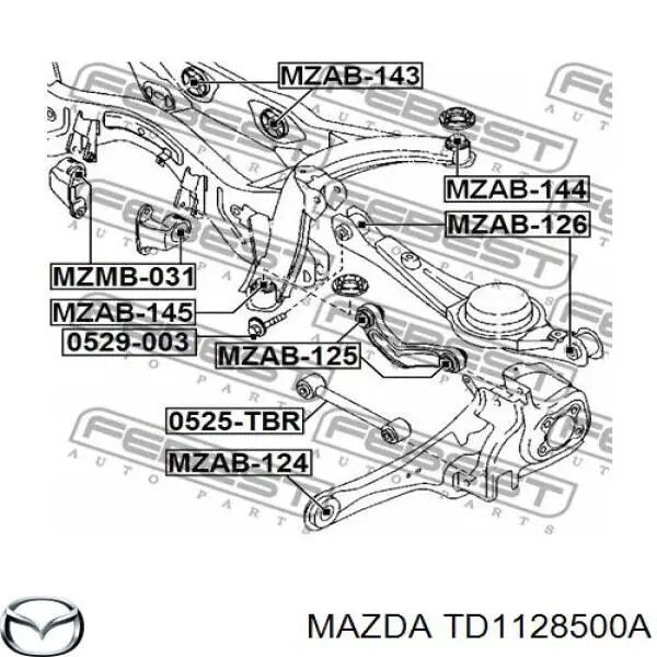 Купити TD1128500A Mazda Тяга поперечна задньої підвіски