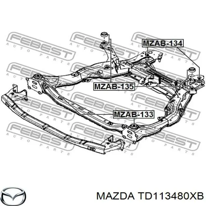 TD113480XB Mazda 