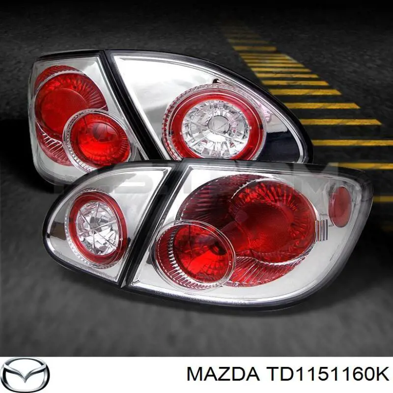 TD1151160G Mazda Задній лівий зовнішній ліхтар