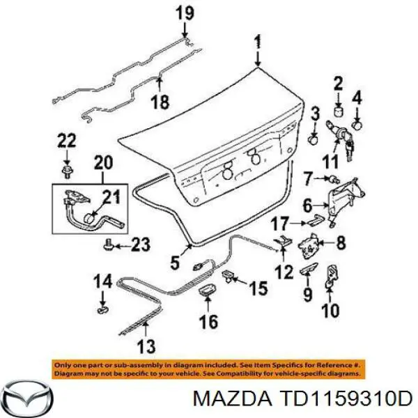 TD1159310D Mazda 