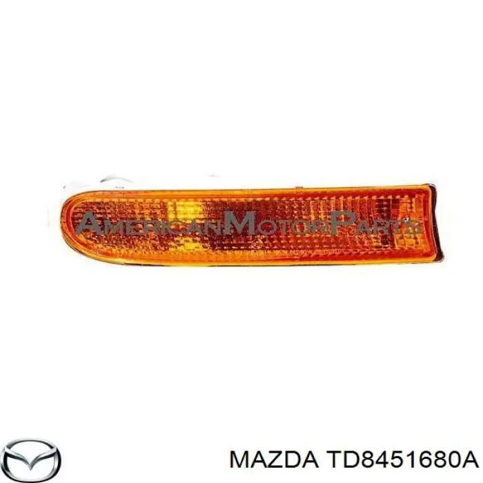 Фара протитуманна, права TD8451680B Mazda