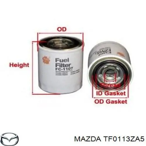 TF0113ZA5 Mazda фільтр паливний