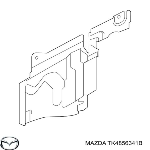 Захист двигуна, правий Mazda CX-5 (KE) (Мазда CX-5)