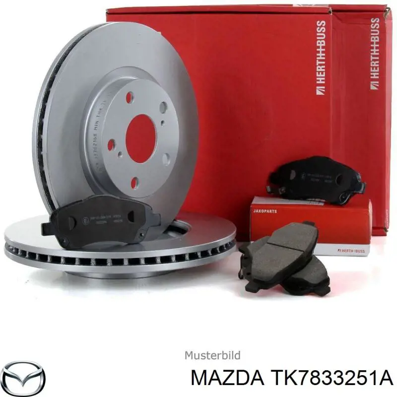 Диск гальмівний передній Mazda CX-5 (KF) (Мазда CX-5)