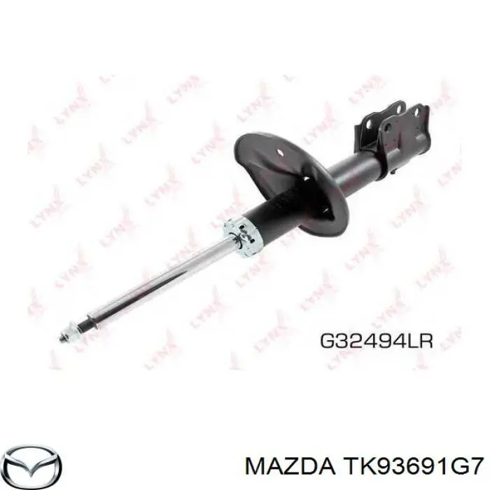 TK93691G7 Mazda Дзеркальний елемент лівий