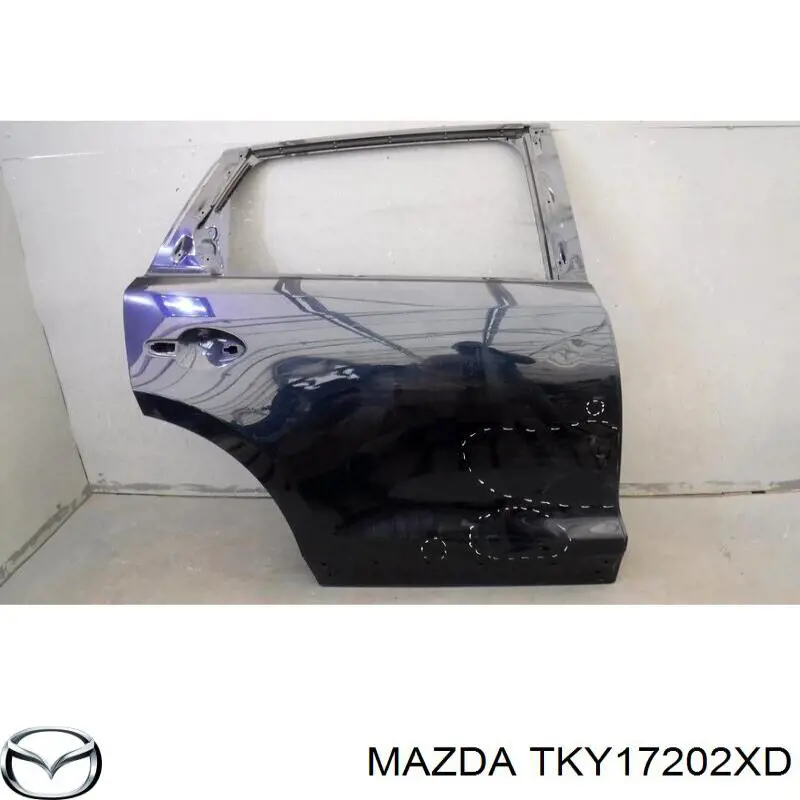 Двері задні, праві Mazda CX-9 позашляховик (TC) (2016 - 2026) ціна, від 100.73 USD