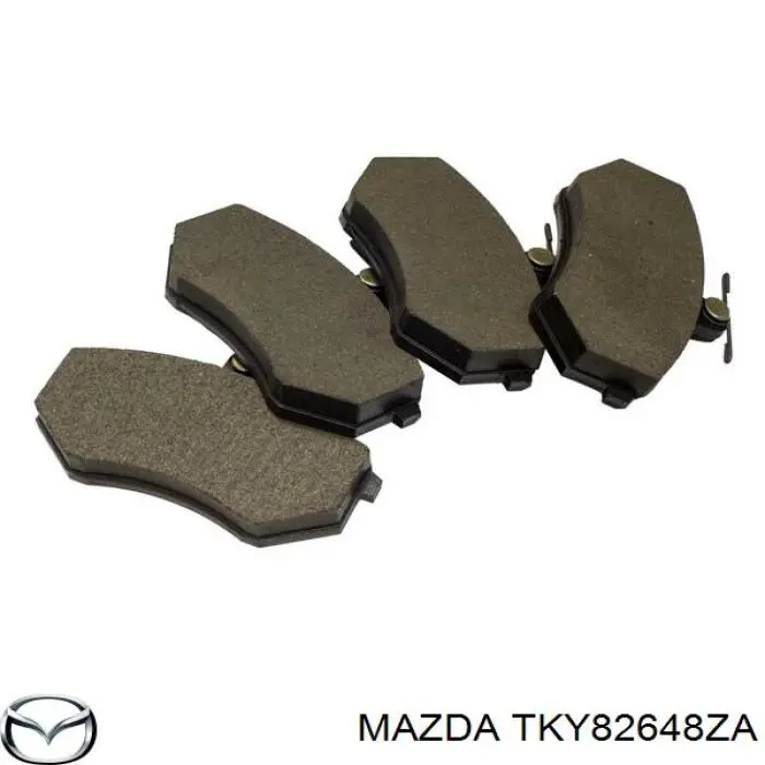 TKY82648ZA Mazda Колодки гальмівні задні, дискові