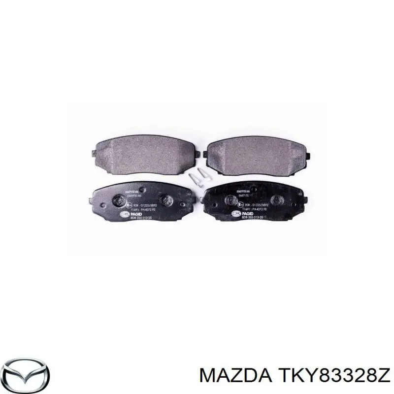 Купити TKY83328Z Mazda Колодки гальмівні передні, дискові