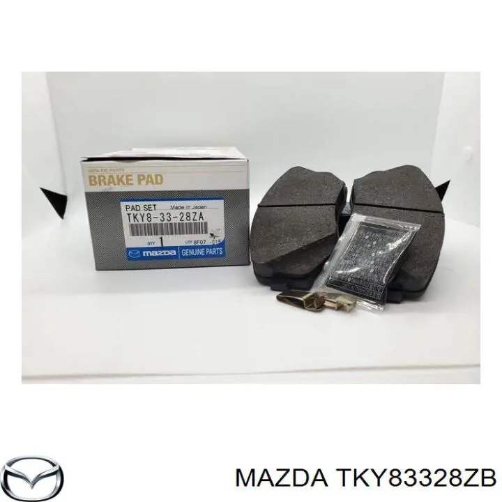 Гальмівні колодки Mazda TKY83328ZB ціна, від 34.22 USD