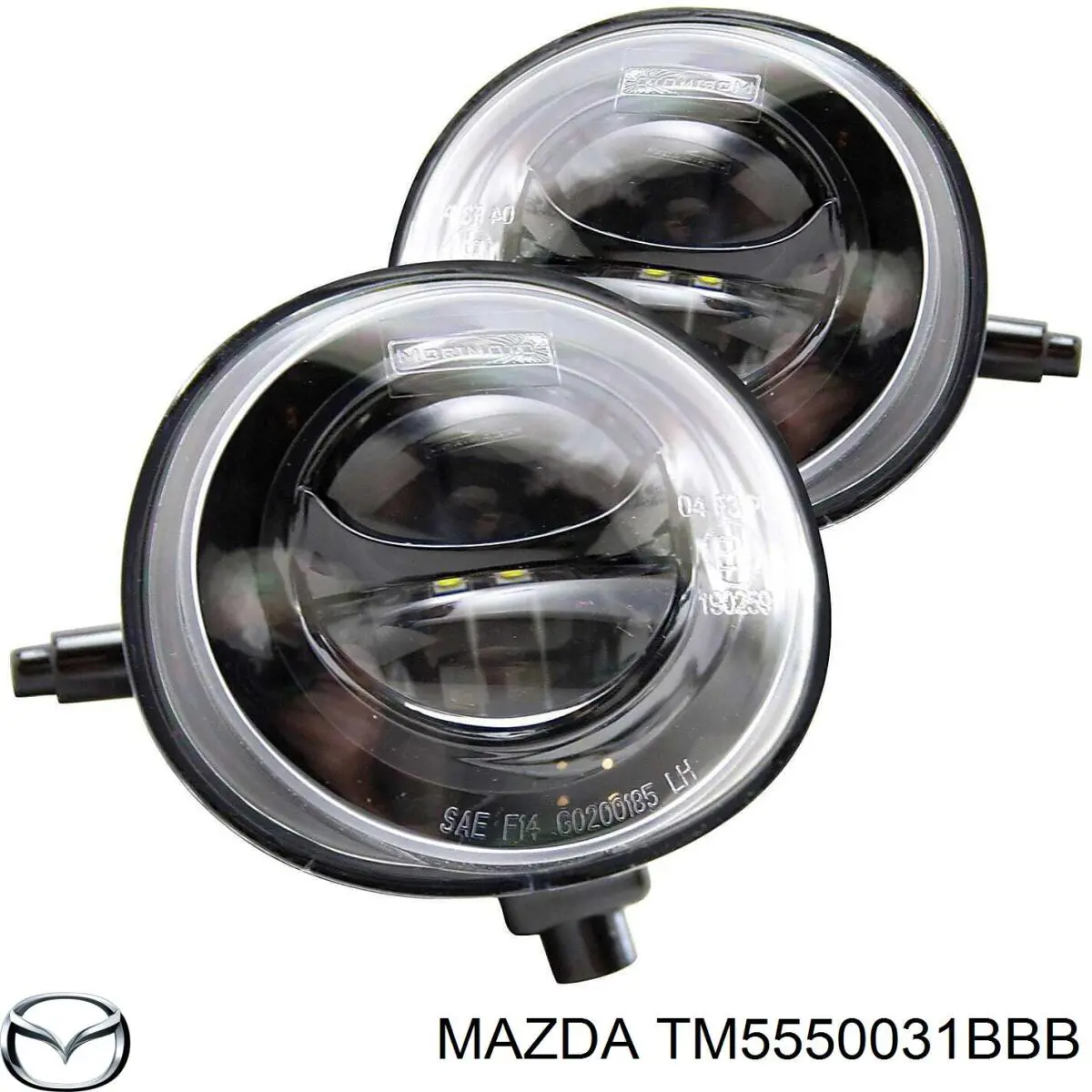 TM5550031BBB Mazda Бампер передній в зборі