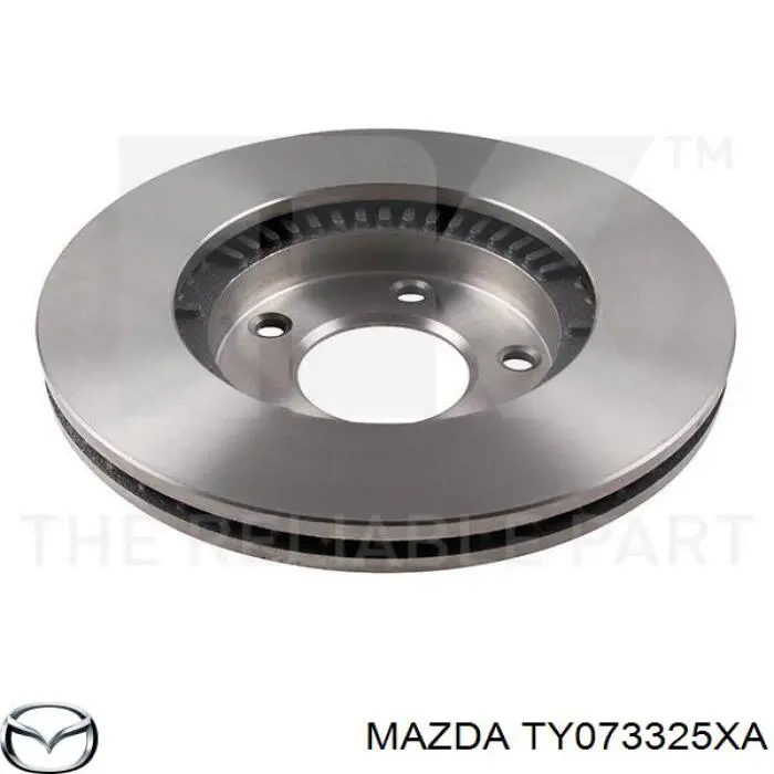Диск переднього гальма Mazda TY073325XA ціна, від 39.81 USD