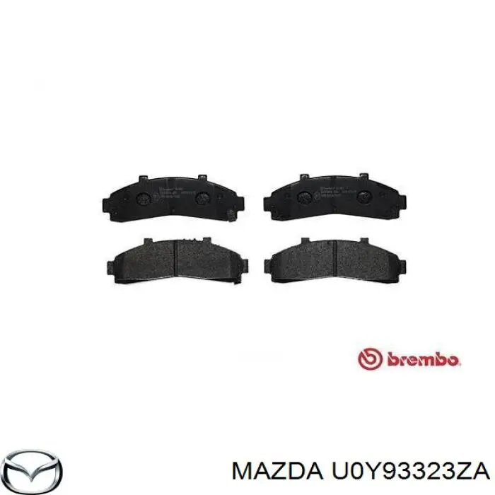 Купити U0Y93323ZA Mazda Колодки гальмівні передні, дискові