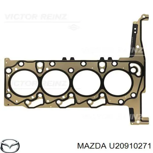 U20910271 Mazda прокладка головки блока циліндрів (гбц)