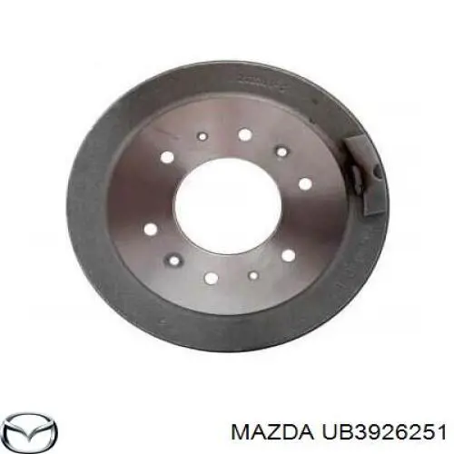 UB3926251 Mazda Тормозной барабан (260x53,5)