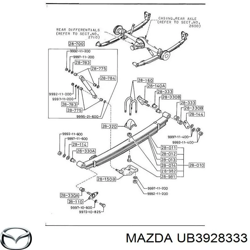  UB3928333 Mazda