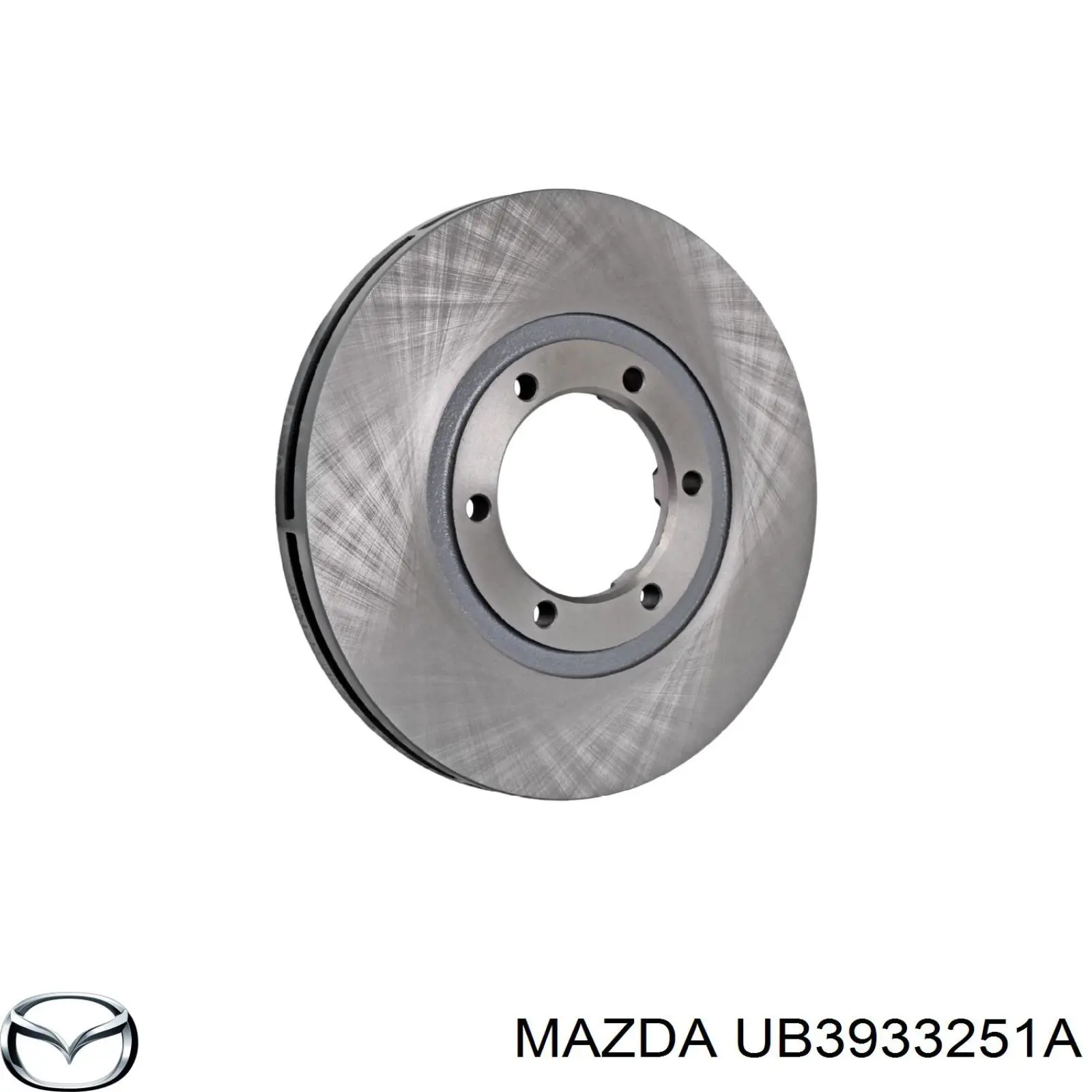 Диск гальмівний передній UB3933251A Mazda