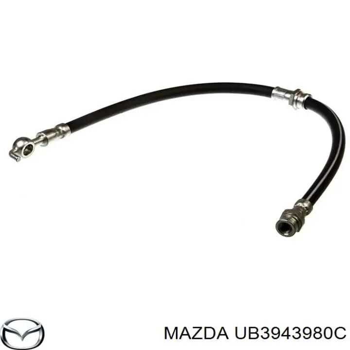 Купити UB3943980C Mazda Гальмівні шланги передні