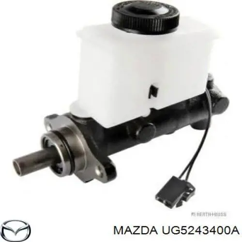 Циліндр головний гальма (Гідротормоз) Mazda UG5243400A ціна, від 77.02 USD