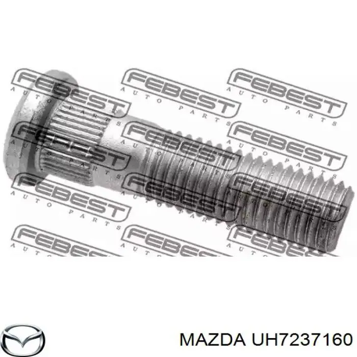 Гайка кріплення колеса Mazda UH7237160 ціна, від 1.66 USD