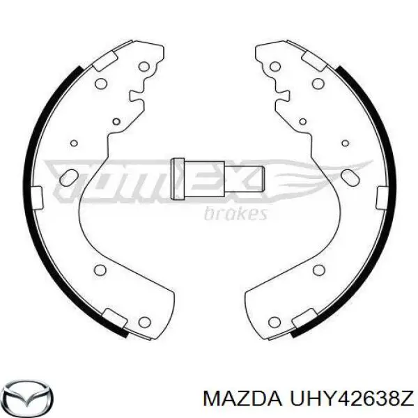 Купити UHY42638Z Mazda Колодки гальмові задні, барабанні