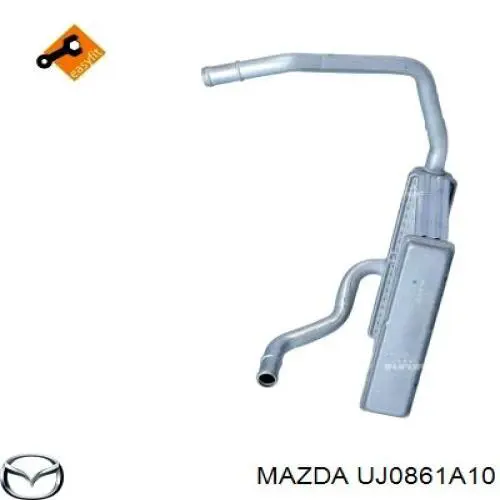 UJ0861A10 Mazda радіатор пічки (обігрівача)