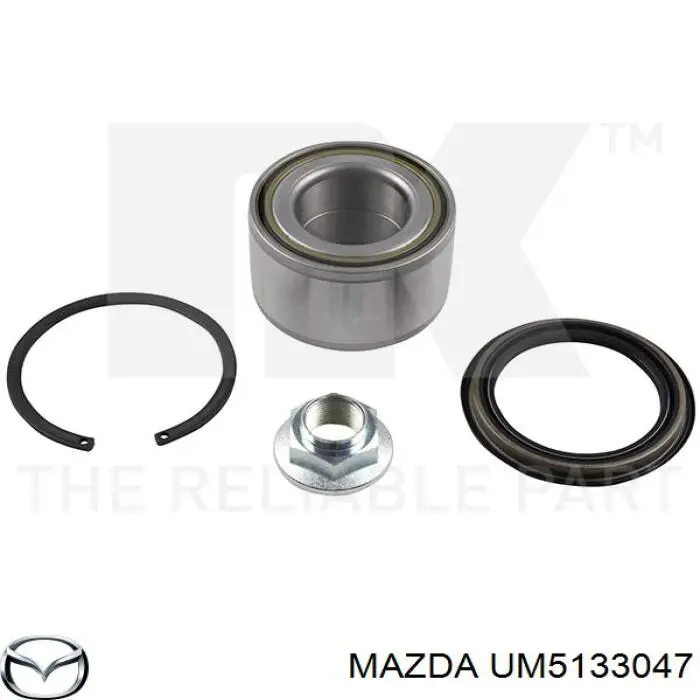 Підшипник ступиці UM5133047 Mazda